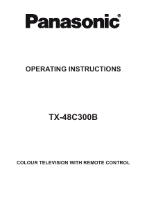 Bruksanvisning Panasonic TX-48C300B LCD TV