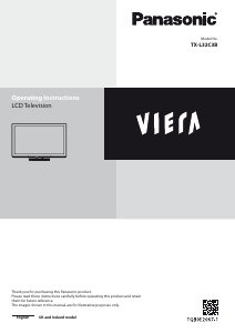 Bruksanvisning Panasonic TX-L32C3B Viera LCD TV