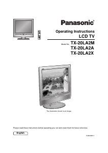 Bruksanvisning Panasonic TX-20LA2A LCD TV