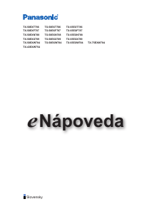 Návod Panasonic TX-50EXX789 LCD televízor
