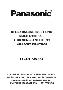 Bedienungsanleitung Panasonic TX-32DSW354 LCD fernseher