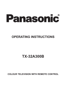 Bruksanvisning Panasonic TX-32A300B LCD TV