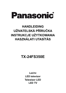 Manuál Panasonic TX-24FS350E LCD televize