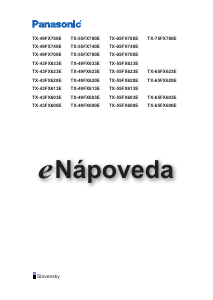 Návod Panasonic TX-49FX600E LCD televízor