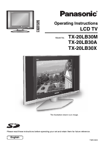 Bruksanvisning Panasonic TX-20LB30X LCD TV