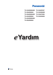 Kullanım kılavuzu Panasonic TX-32ASN608 LCD televizyon