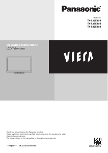 Bruksanvisning Panasonic TX-L37E30B Viera LCD TV