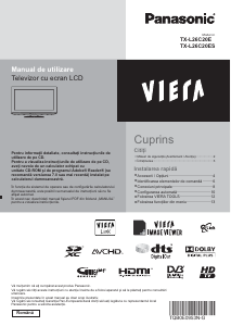 Manual Panasonic TX-L26C20ES Viera Televizor LCD