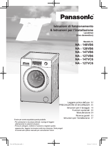 Manuale Panasonic NA-128VB6WTA Lavatrice