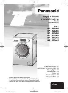 Manuál Panasonic NA-147VC5WGN Pračka