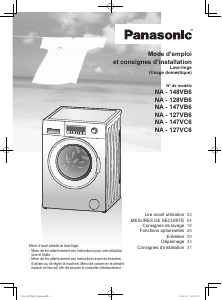 Mode d’emploi Panasonic NA-148VB6WFR Lave-linge