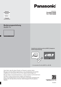 Bedienungsanleitung Panasonic TX-65EZ1000E OLED fernseher