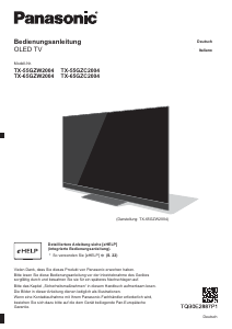 Manuale Panasonic TX-65GZC2004 OLED televisore