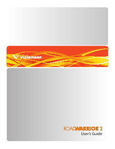 Manual Visioneer RoadWarrior 3 Scanner