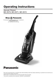 Handleiding Panasonic MC-E471 Stofzuiger