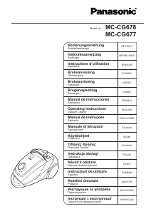 Manuale Panasonic MC-CG677 Aspirapolvere