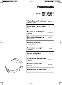 Manual Panasonic MC-CG383 Vacuum Cleaner
