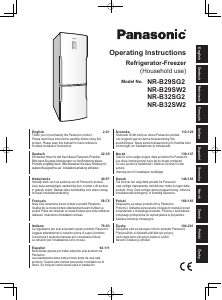 Handleiding Panasonic NR-B32SW2 Koel-vries combinatie