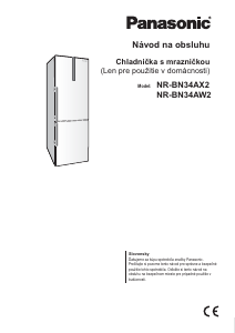 Bedienungsanleitung Panasonic NR-BN34AX2 Kühl-gefrierkombination