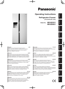 Bruksanvisning Panasonic NR-B54X1 Kjøle-fryseskap