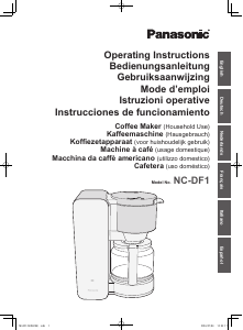 Manual Panasonic NC-DF1AXC Coffee Machine