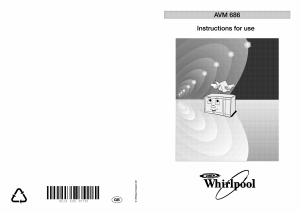 Bruksanvisning Whirlpool AVM 689 /WP/BL Mikrovågsugn