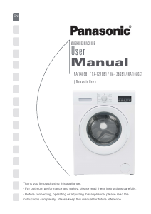 Bruksanvisning Panasonic NA-126GB1 Tvättmaskin