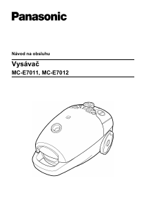Návod Panasonic MC-CG710RC79 Vysávač