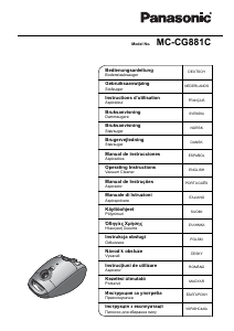 Manual de uso Panasonic MC-CG881C Aspirador