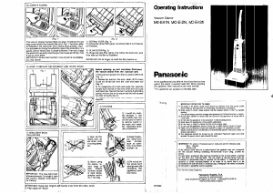 Handleiding Panasonic MC-E41N Stofzuiger