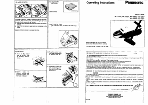 Handleiding Panasonic MC-E562K Stofzuiger