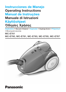 Manuale Panasonic MC-E787 Aspirapolvere