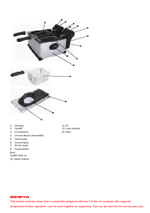 Handleiding Harper DF6000 Friteuse