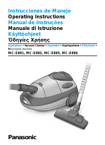 Manual Panasonic MC-E883 Aspirador
