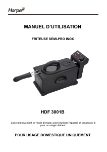 Mode d’emploi Harper HDF3001B Friteuse