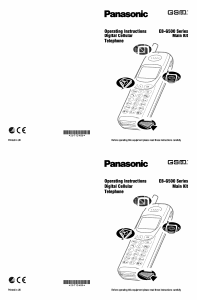Handleiding Panasonic EB-GD500 Mobiele telefoon