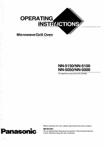 Manual Panasonic NN-5100 Microwave