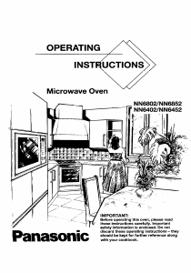 Bruksanvisning Panasonic NN-6802 Mikrovågsugn