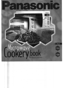 Manual Panasonic NN-T589WB Microwave