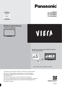 Bedienungsanleitung Panasonic TX-42ASM651 Viera LCD fernseher