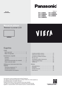 Manual Panasonic TX-L50B6E Viera Televizor LCD