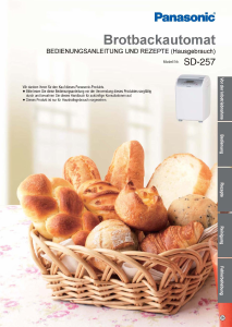 Bedienungsanleitung Panasonic SD-257WXA Brotbackautomat