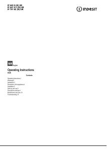Bruksanvisning Indesit IP 640 S (IX) UK Häll