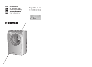 Handleiding Hoover DST 8166P-14S Wasmachine