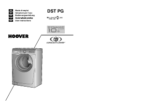 Handleiding Hoover DST 10166PG/L-S Wasmachine