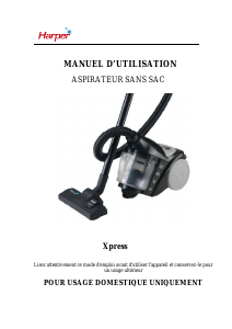 Mode d’emploi Harper XPRESS Aspirateur