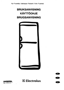Brugsanvisning Electrolux ER8019B Køle-fryseskab