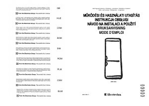 Mode d’emploi Electrolux ERB2436 Réfrigérateur combiné