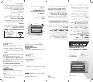 Manual Black and Decker TO1655SC Oven