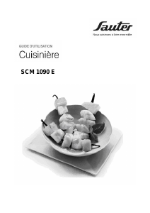 Mode d’emploi Sauter SCM 1090 E Cuisinière